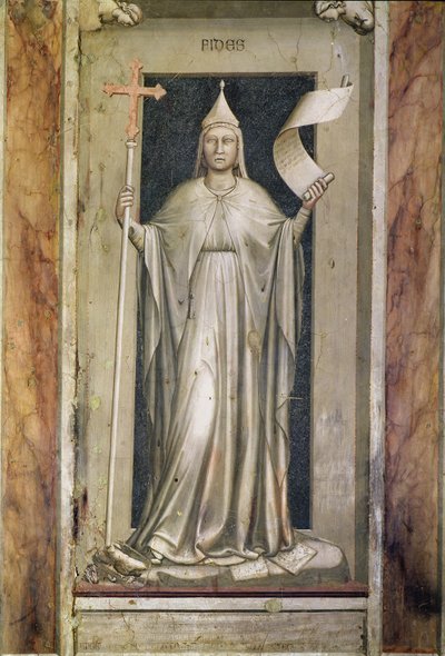 Geloof, ca. 1305 door Giotto di Bondone